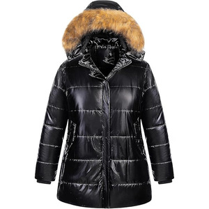 Fashion Forward Modern Women's Regular Puffer <b>Jacket</b> Solid Winter Breathable Quick Dry Woven Fabric Windproof Insulated - Product Image 1