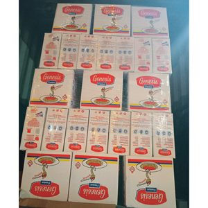 สปาเก็ตตี้แห้งแบบเป็นก้อน 350 กรัม ทำจากข้าวสาลีแข็ง ยี่ห้อเจเนซิส พรีเมียม ได้รับการรับรองฮาลาล ผลิตในอียิปต์ มาตรฐาน ISO 9001 อายุการเก็บรักษา 18 เดือน บรรจุกล่อง/ถุง - Product Image 6