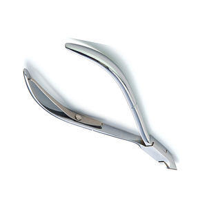 Pinzas para cutículas de mandíbula completa de Punta fina, cuchilla afilada para pulido de espejo, recortador de cutículas de acero y metal con resorte único - Product Image 4