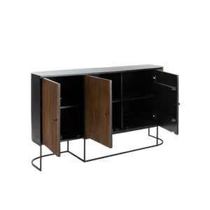 Buffet arrondi en bois de manguier et métal - Product Image 5