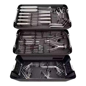 ชุดเครื่องมือสเตนเลสเกี่ยวกับศัลยกรรมกระดูก, ชุดอุปกรณ์ผ่าตัดกระดูกสันหลังส่วนเอวประกอบด้วยแหล่งพลังงานด้วยมือเคสทำหมันที่ต้องการสูง - Product Image 3