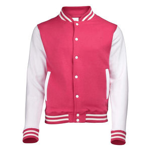 Vestes universitaires pour femmes, respirantes, personnalisables, vente en gros, OEM, sur mesure, grande taille, en peau de mouton teinte, fabricant de vêtements - Product Image 5