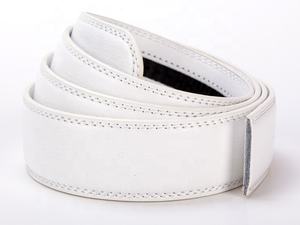 Wholesale Men's Cow Cowhide Custom Ratchet Real Genuine <b>Leather</b> Belt Strap Without Automatic Buckle 2026 - Product Image 4