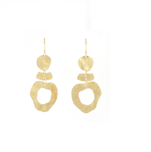 ใหม่มกราคม กระบวนการชุบที่ไม่ซ้ํากัน การออกแบบเครื่องประดับทองเหลือง ต่างหูสไตล์เรียบง่ายถึงปี 2024 ที่ต่างหูตะวันตกอายุต่ํากว่า 100 ปีสําหรับเด็กผู้หญิง - Product Image 3