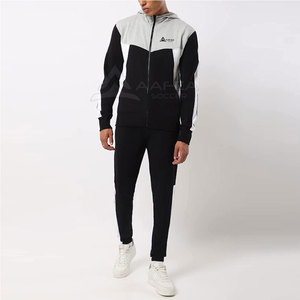 Survêtement à capuche zippé pour homme, design optimal, 100% coton de haute qualité, hiver, marque privée, grandes tailles, couleur unie, fabriqué au Pakistan, respirant - Product Image 2