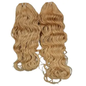 热卖雷米头发延伸无缝纬纱隐形无优质纤维双拉制女性原始头发编织