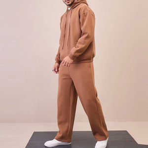 Vêtements d'extérieur Meilleur article Sweat à capuche imprimé avec pantalon de survêtement Ensemble de survêtements respirants légers de couleur pure pour hommes - Product Image 1