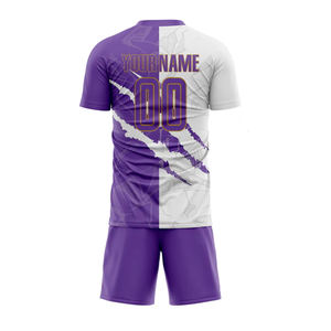 Ensembles d'entraînement sportif en polyester unisexe de meilleure qualité, uniforme de football respirant à sublimation par impression numérique pour le football des tout-petits - Product Image 4