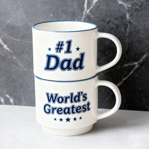 Taza de Café de Porcelana Personalizada <span class=keywords><strong>para</strong></span> Papá, Ideal <span class=keywords><strong>para</strong></span> Regalos del Día del Padre, Logotipo Personalizado Disponible, <span class=keywords><strong>Tazas</strong></span> de Cerámica <span class=keywords><strong>para</strong></span> Bebidas al por Mayor - Product Image 1