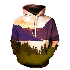 Venta al por mayor sublimación pulóver Logotipo de impresión de gran tamaño con capucha personalizado Puff sudadera personalizada hombres sudaderas con capucha - Product Image 6