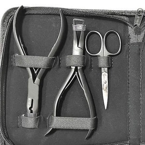 Kit de pinces professionnelles en acier inoxydable pour extensions de cheveux, haute qualité, quantité en gros - Product Image 5