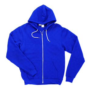 Sudadera con capucha para hombre con estampado de logotipo personalizado Color sólido 100% algodón Otoño Invierno Cremallera informal con patrón de letras - Product Image 1