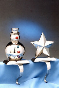 Support de bas de Noël en métal élégant fait à la main nouveau présentoir de cheminée décoratif élégant pour la décoration de la maison de vacances - Product Image 5