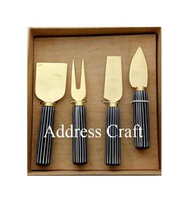 Juego de queso de acero inoxidable 18/8 más Popular, mango de resina, cubiertos SS para el hogar, Hotel, restaurante, juego de cubiertos, herramienta de corte de queso - Product Image 3