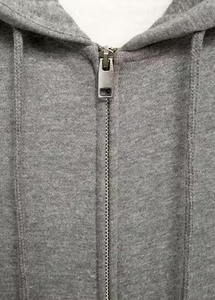 Sweat à capuche surdimensionné en tissu polaire éponge vierge 500GSM pour hommes Sweat à capuche à manches longues imprimé de logo personnalisé pour hommes - Product Image 3