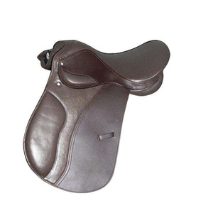 Sillín de polo duradero Equipo de equitación de cuero Premium Sillín ecuestre cómodo para fabricante de partidos deportivos de polo - Product Image 1