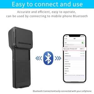58 Mét POS Máy in hóa đơn nhiệt điện thoại thông minh trở lại chip Đầu đọc mã vạch BT cầm Tay POS 2 in1 di động máy quét mã vạch máy in - Product Image 6