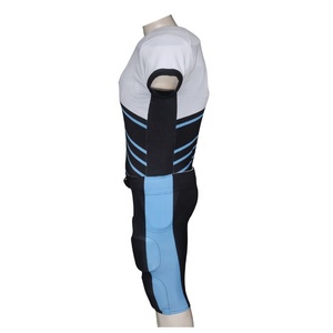 Maillots de football américain à manches courtes en polyester 100% avec impression numérique par sublimation personnalisée, anti-UV, avec nom d'équipe personnalisé pour adultes - Product Image 4