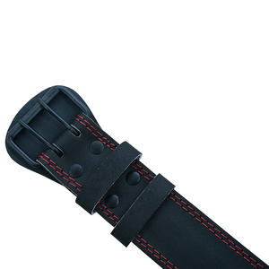 Venta caliente personalizado de cuero de vaca cinturón de entrenamiento de gimnasio cómodo protector de levantamiento de pesas Fitness logotipo más demandado - Product Image 6