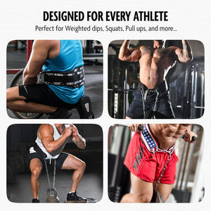 เข็มขัดจุ่มสำหรับการฝึกน้ำหนักตัวขั้นสูงเข็มขัดจุ่มแบบปรับได้สำหรับการฝึกความแข็งแรงและการฝึก hypertrophy - Product Image 6