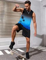 Camiseta sin Mangas para Hombre, Tejido Sólido, Transpirable, 100% Algodón Ecológico, Secado Rápido, Informal, para Playa, Gimnasio, Vacaciones, 220g
