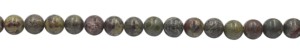 Cuentas de Jaspe Sanguino Natural de 10 a 12 mm, Forma Redonda Lisa, Hilo de 15 Pulgadas para la Fabricación de Joyas - Product Image 5