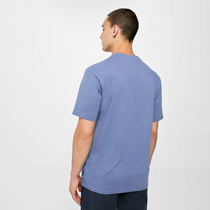 T-shirts personnalisés unis vierges en gros pour hommes 180/220 GSM de haute qualité col rond respirant anti-boulochage à manches courtes - Product Image 3