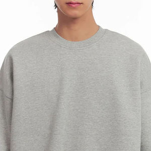 Sweat-shirt pour homme à col rond, coupe confortable et décontractée, pour les acheteurs en gros, service OEM bon marché, prix de gros 2026 avec logo personnalisé - Product Image 2