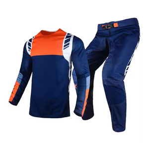 Nouveauté 2025, maillot et pantalon de motocross unisexe personnalisés, combinaison de moto tout-terrain, % coton du Pakistan, taille plus, prix raisonnables - Product Image 4