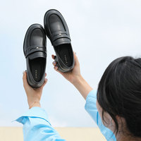 [JSHOE] Zapatos Casuales de Mujer, Mocasines Ultraligeros de Piel Vacuna, Estilo Hillroad, Lanzamiento 2025