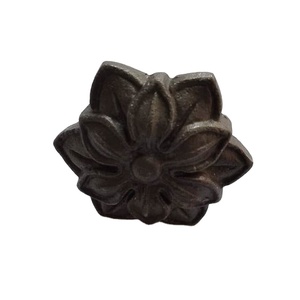 Vente chaude moderne fer alliage acier inoxydable porte tirer poignées fleur meubles boutons pour cuisine tiroirs - Product Image 2