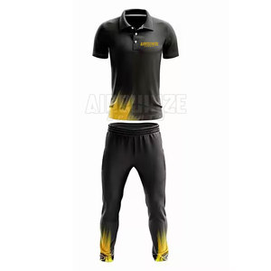 Nom et numéro de l'équipe de cricket par sublimation personnalisée Meilleur maillot de cricket Design de service OEM Uniforme de cricket - Product Image 1