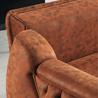 Canapé d'Angle Chesterfield Moderne en Tissu, Ensemble de Canapés de Salon Confortables, Mobilier de Salon de Luxe