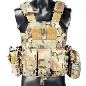 Hot Sale Customizable Outdoor Camouflage <b>Vest</b> Waterproof Nylon Plate Carrier Assault Features Polyester PVC Custom <b>Packing</b> - Product Image 5