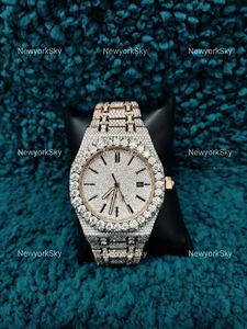 นาฬิกาเพชรสำหรับผู้ชายผู้หญิง VVS Moissanite ดีไซน์หรู - Product Image 6