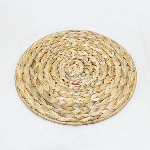 Artex Dong Thap Classic Eco-Friendly Handmade <b>Round</b> Natural Water Hyacinth Woven <b>Placemat</b> - Product Image 5