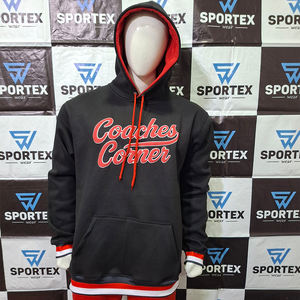 Sweat à capuche oversize pour homme, streetwear, chaud, matelassé, pull d'hiver, mode décontractée, sweat à capuche thermique, 100% coton - Product Image 4