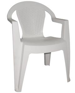 Chaise de jardin d'extérieur en plastique polypropylène écologique, contemporaine et durable, résistante aux intempéries, de fabrication italienne, de haute qualité - Product Image 1