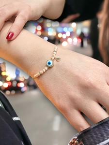 กำไลข้อมือสแตนเลสเคลือบหินเพทายทันสมัย-ของขวัญ - Product Image 3