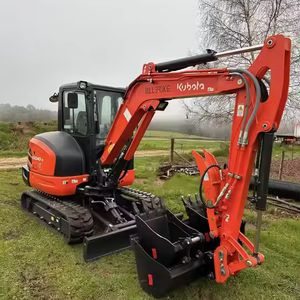 U35-4 18kW 3 tonnes pour mini pelle sur chenilles Kubota à vendre Machine à creuser assez utilisée avec moteur à noyau Engrenage de boîte de vitesses - Product Image 1