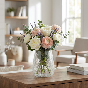VCV2607 - Tapered Up Frostveil Crackle Bowl - 7 - Product Image 3