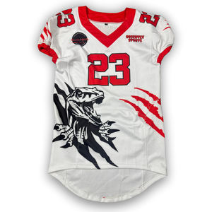 Ensemble d'uniformes de football américain en polyester, uniforme de football américain respirant de nouveau style pour adultes - Product Image 1