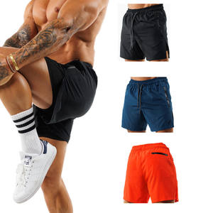 Pantalones cortos deportivos musculosos de talla grande para hombre, pantalones cortos de gimnasio transpirables informales de verano, pantalones transpirables de secado rápido, envío DDP - Product Image 1