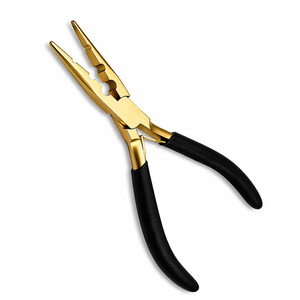 Hair <b>Extension</b> Pliers Micro Nano Ring Crimping Tool for <b>Beads</b> Professional Salon Use Non Slip Grip Precision Tool - Product Image 1