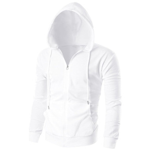 Sudadera con capucha y cremallera para hombre personalizada de OEM, ropa de calle con logotipo de impresión digital de tela transpirable con fabricación de etiqueta privada - Product Image 1