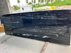 สไตล์โมเดิร์นสีดำ100% หินแกรนิตธรรมชาติขัดเงาแผ่นใหญ่ความหนา20mm/30mm - Product Image 4