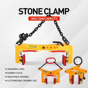 Сверхмощный металлический зажим для мрамора, подъемный инструмент, утолщенная каменная плита, подъемник для тротуарной обработки камня, метрическая измерительная система - Product Image 5