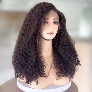 Productos más vendidos pelucas rizadas birmanas de 100% cabello humano vietnamita cabello humano real - Product Image 2