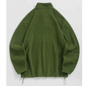 Sudaderas con media cremallera para hombre, venta al por mayor personalizada, ropa de calle de Hip Hop, sudadera para hombre, sudaderas con media cremallera de manga larga para hombre - Product Image 3