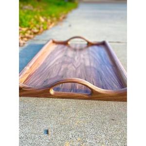 Bandeja de Madera para Servir Refrigerios a los Niños, Proporciona una Superficie de Servicio Segura, Estable y Fácil de Manejar - Product Image 6